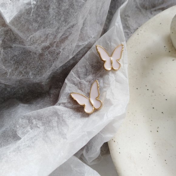 💙S925 Sterling Silver Butterfly Earrings - Picture 2 of 11